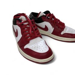 Nike Air Jordan 1 Low "Gym Red" White/Black/Sail Women’s Size 9.5