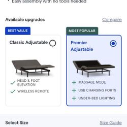 Adjustable King Size Bed Frame 
