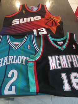 Lot of 3 Vintage NBA Jerseys