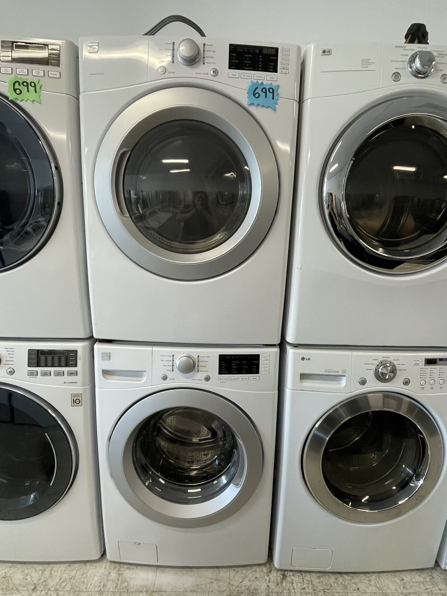 Kenmore Front Load Washer And Electric Dryer Set Used In Good Condition With 90days Warranty 