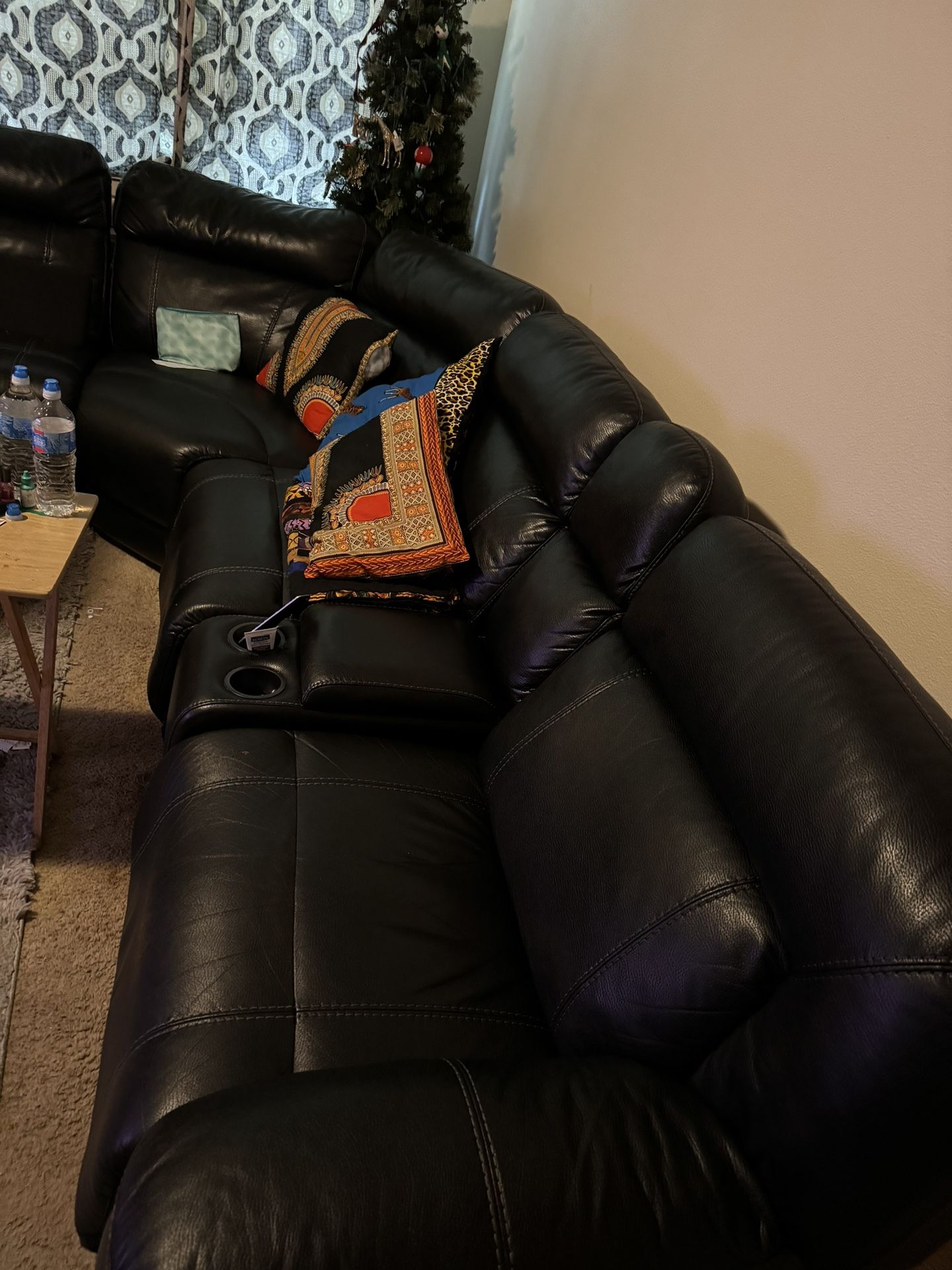 Black Leather Couch