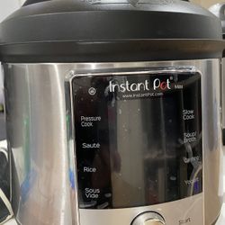 Only Opened  Instant Pot 6qt Max  9-in-1 Multicooker
