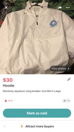 Monterey windbreaker men’s large