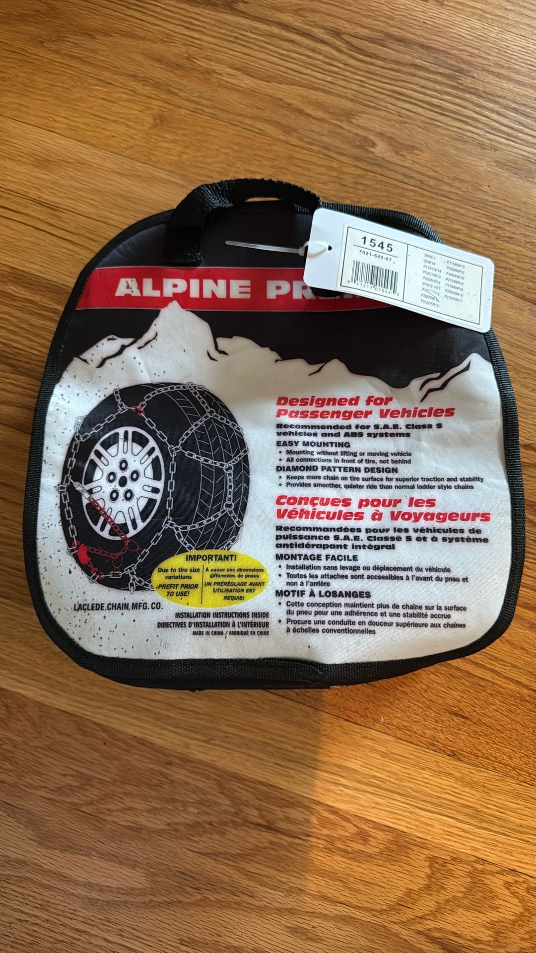 Alpine Premier Tire Chains