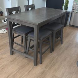 5-Piece Counter Height Dining Set 