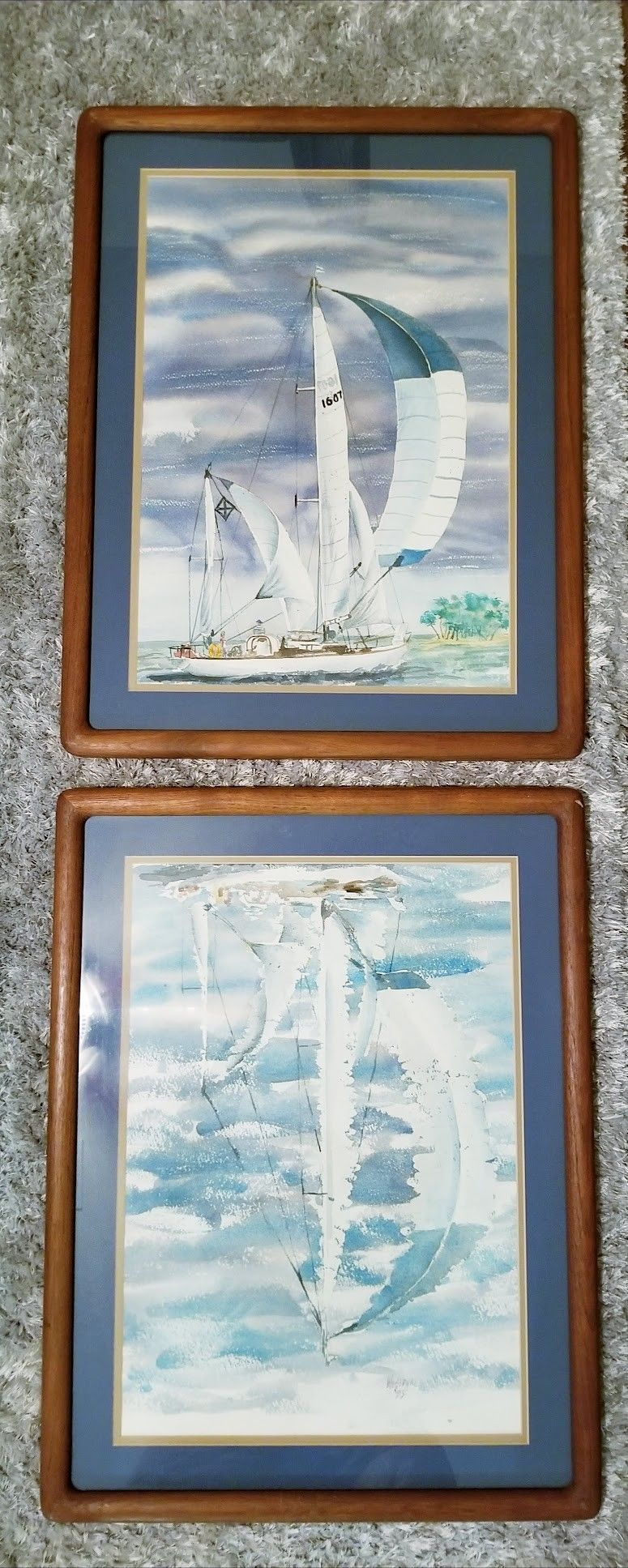 Original Sailboat Waterpaintings
