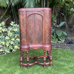 1930’s Art Deco Jewelry Armoire / Storage cabinet Customized  