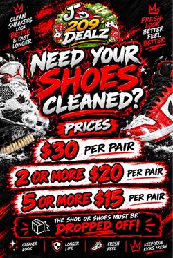 Cleaning shoes