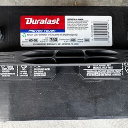 Brand New!! Duralast Battery Group Size 65!