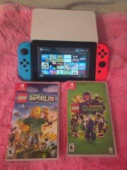 Nintendo switch v1 256 gb games $330