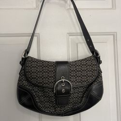 Vintage Coach Small Black Soho