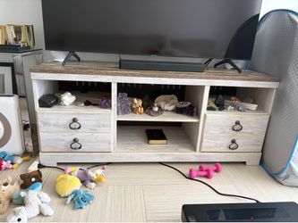 63” TV Stand w/ large drawers