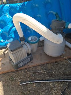 Pool pump and filter