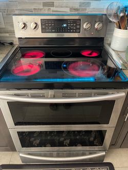 Samsung stainless steel Stove and dual oven