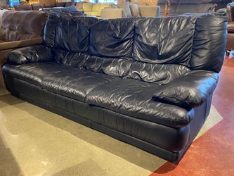 Casual Black 3-Seater Sofa