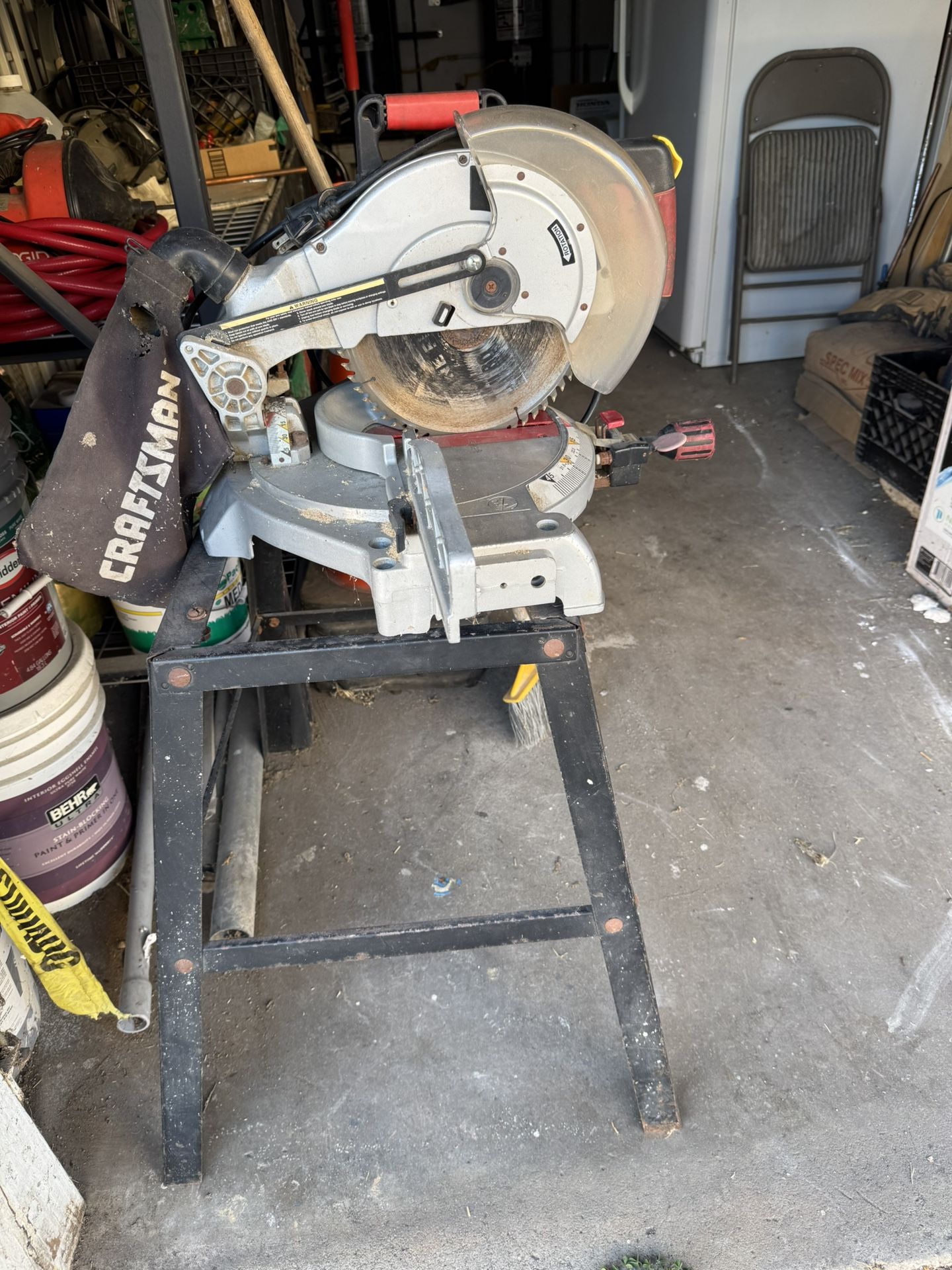Chop Saw w stand
