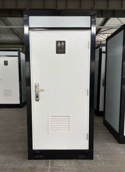 Brand new portable restroom cabin
