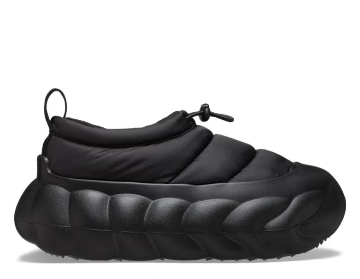 Croc OverPuff Shorty Bootie - Black