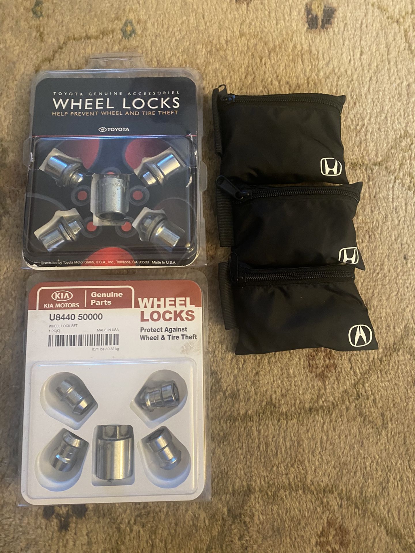 Wheel Lock Lug Nuts With Key 