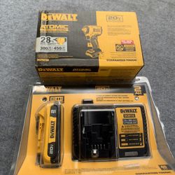 Dewalt Atomic 20V Lithium-Ion Cordless 3/8 in. Impact Wrench Kit with 2 Ah Battery and Charger