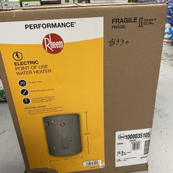Rheem Performance 20 Gal. 2000-Watt Single Element Electric Point of Use Water Heater with 6-Year Warranty