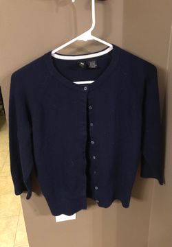 Navy blue cardigan XL
