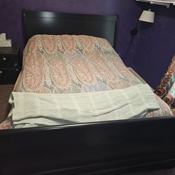 Sleigh Bed Frame (No Mattress)