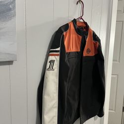 biker jacket size l $80