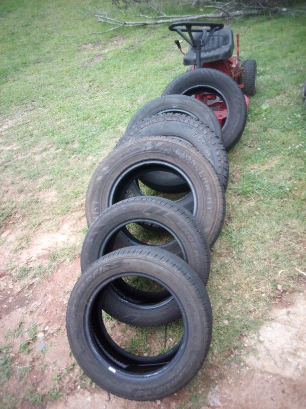 Various Brand And Sized Used Tires