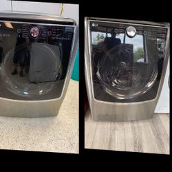 LG Washer And Gas Dryer Jumbo Size Set For $880