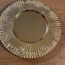 Royal Doulton Gold Played Centerpiece. Set Of 4