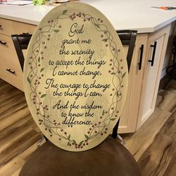 Serenity prayer Plaque
