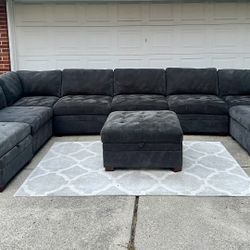 Thomasville Tisdale 9-Piece Modular Sectional w/ 2 Storage Ottomans – $2,800+ New – Delivery Available 