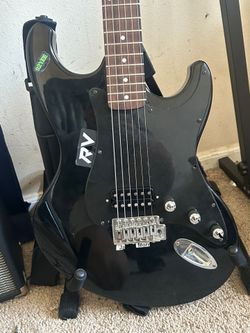Black Electric Guitar