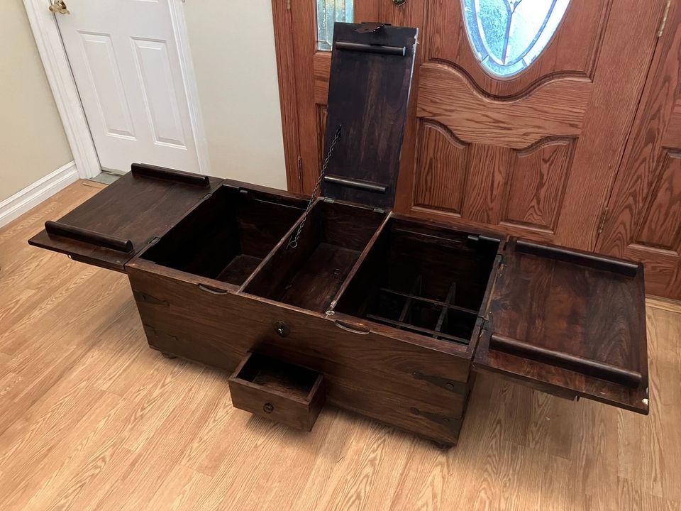 Coffee Table Wine Bar Chest