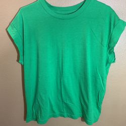 A New Day Kelly Green Classic Short Sleeve Crewneck Tee - L