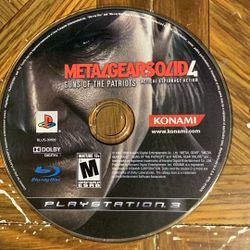 Metal Gear Solid Ps3