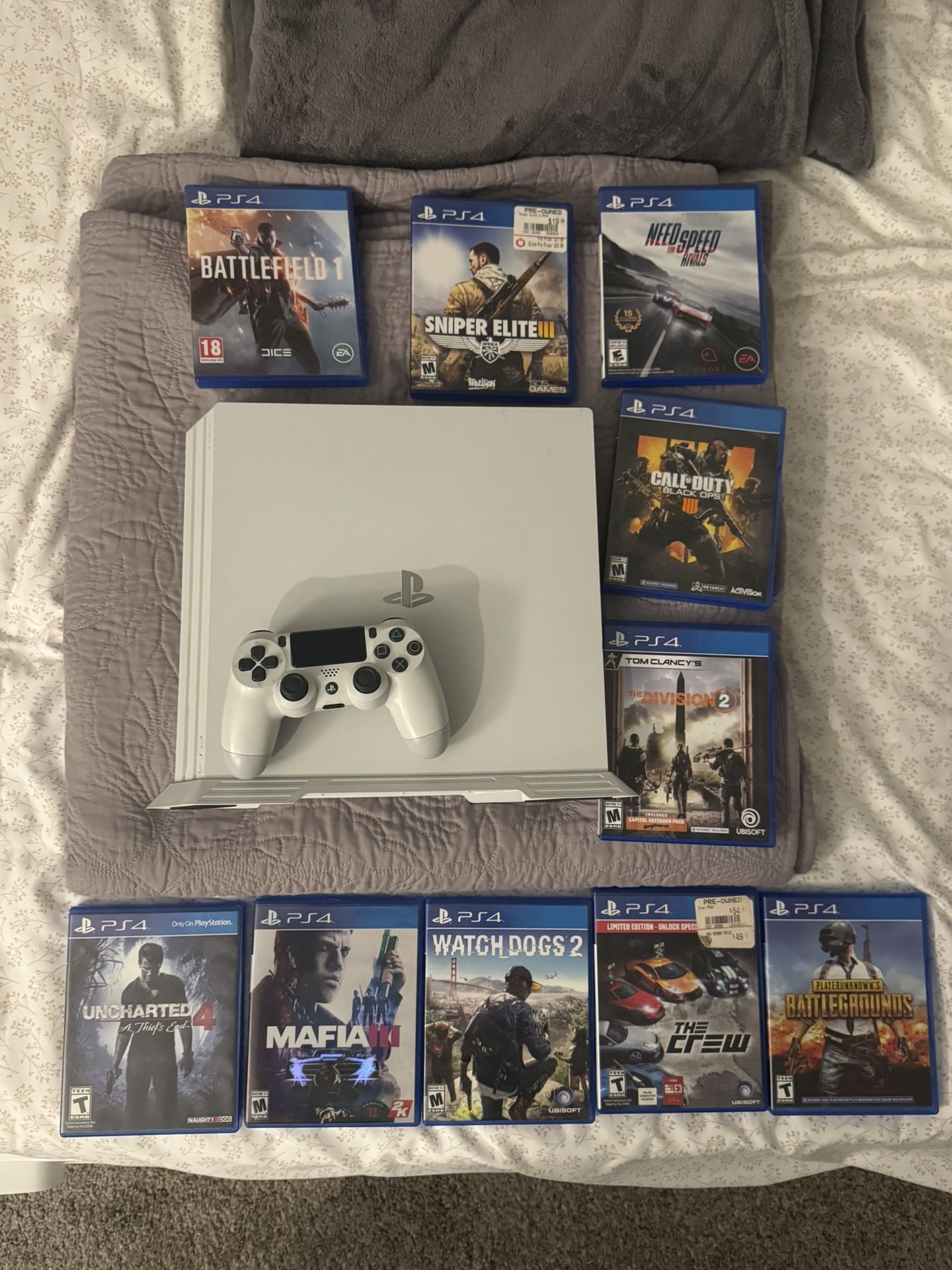 PS4 Pro With Games 