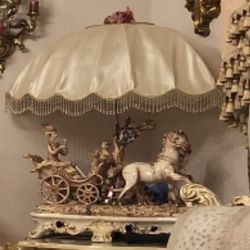 2 antique lamps