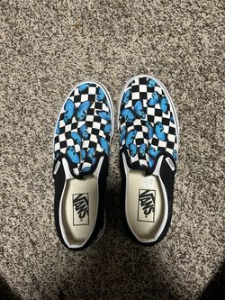 Women Vans Slip On Butterfly Shoes Size 8.5