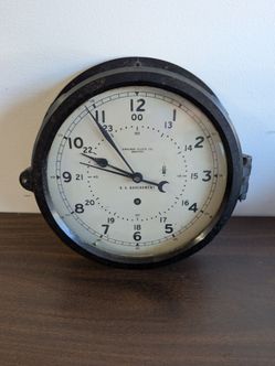 Vintage Naval Ship Clock