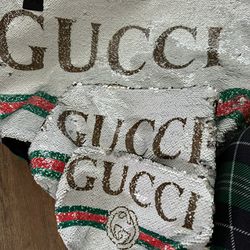 Set Of NWOT 3 Sequined “Gucci”bags By Wild Pinkberry