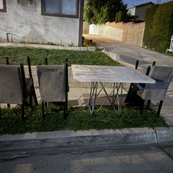 Free dining table and chairs