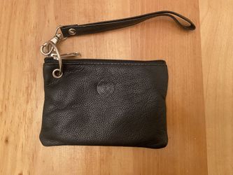 Leather Portland Trail Blazers Zip Wristlet Clutch