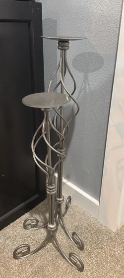 Rod Iron Candlesticks