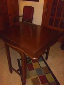 Antique folding table