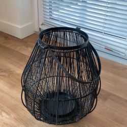 Woven Wire Decorative Lantern 