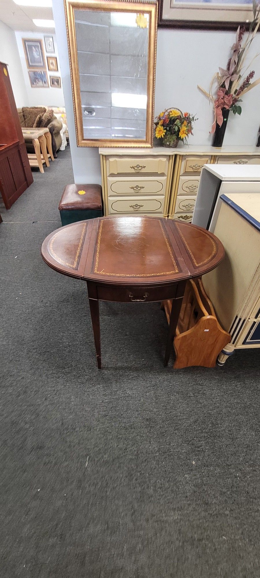 Antique Drop Leaf Side Table