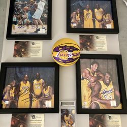 Kobe & Shaq Autograph Collection 