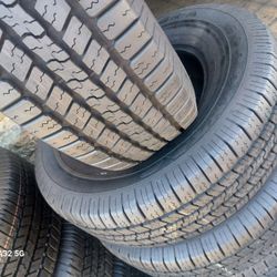 265/70/17/  $ 320  GOODYEAR FOUR TIRES SEMI NEW  ALSO WE HAVE NEW TIRES ON ESPECIAL PRICES 